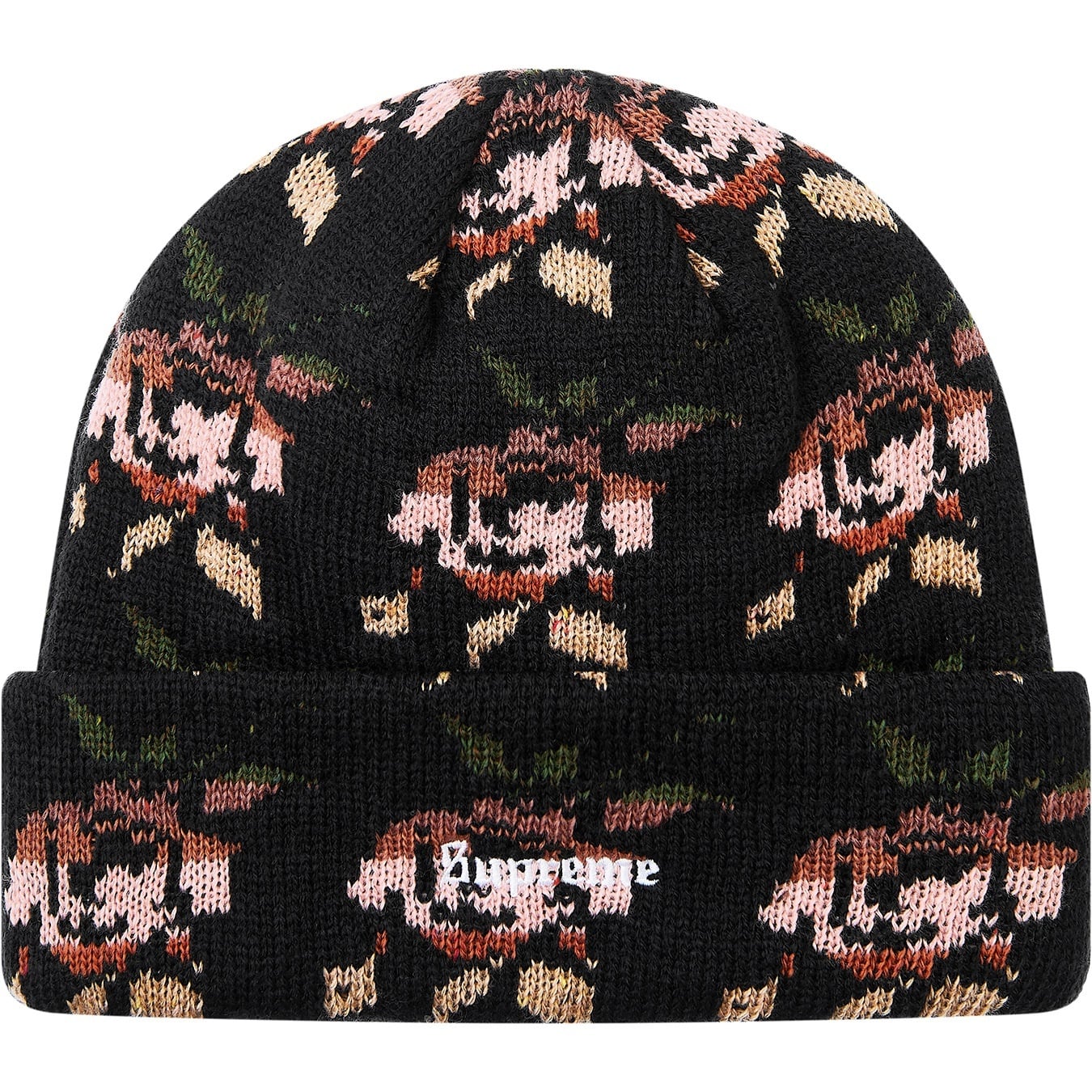 Rose Jacquard Beanie view 2